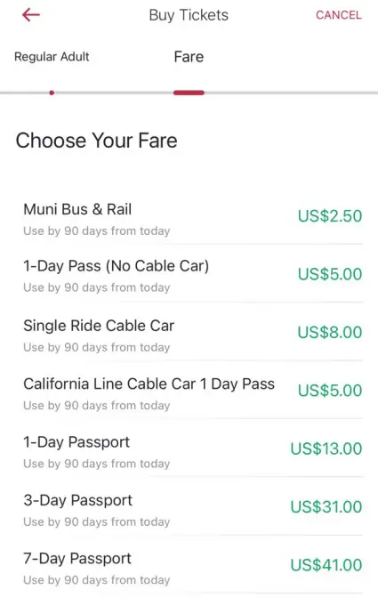 뮤니 모바일 (MuniMobile), 클리퍼 (Clipper)