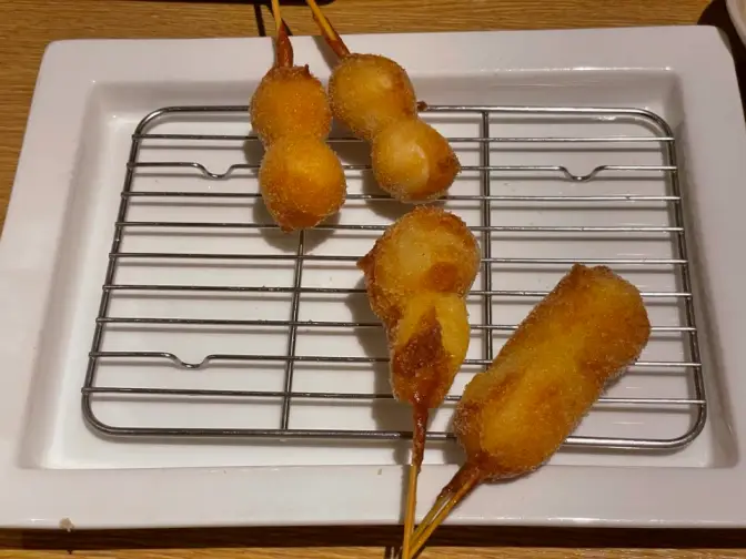 쿠시카츠 아게텐카 일본 오사카 쿠시카츠 꼬치튀김 맛집